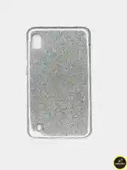 Серебряный защитный чехол с блёстками для Samsung / Xiaomi