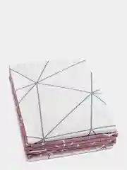 Комплект постельного белья Ночь Нежна Грань в.1 (брусн.)  Поплин сем. 50х70 (2) стандарт