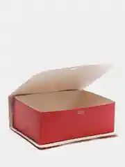 Алый самосборная коробка в виде книги
