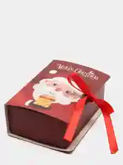 Багровый самосборная коробка в виде книги