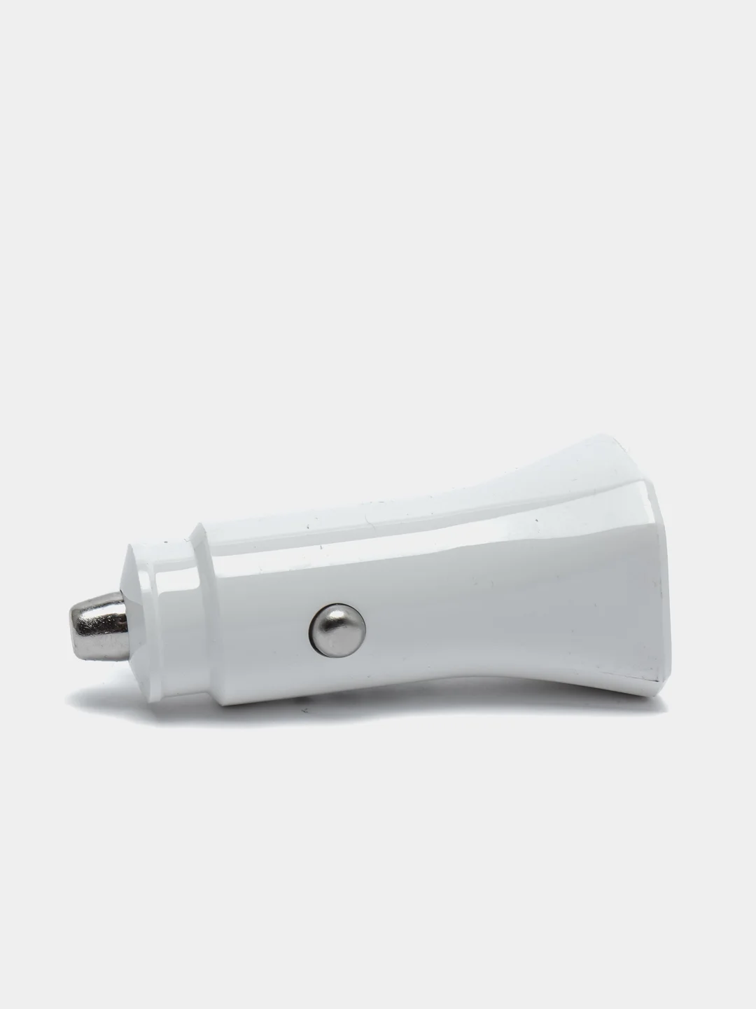 Белый зарядное устройство от прикуривателя USB+Type-c 18w