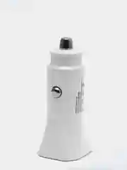 Белый зарядное устройство от прикуривателя USB+Type-c 18w