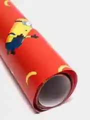 Minions 2. Упаковочная бумага (красная), 700*1000 мм, 2 шт в рулоне (рисованные)