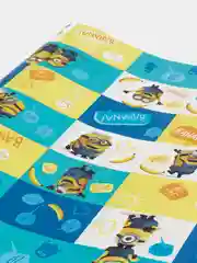 Minions 2. Упаковочная бумага (голубая с желтым), 700*1000 мм, 2 шт в рулоне (3D дизайн)