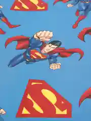 Superman. Упаковочная бумага (синяя), 700*1000 мм, 2 шт в рулоне