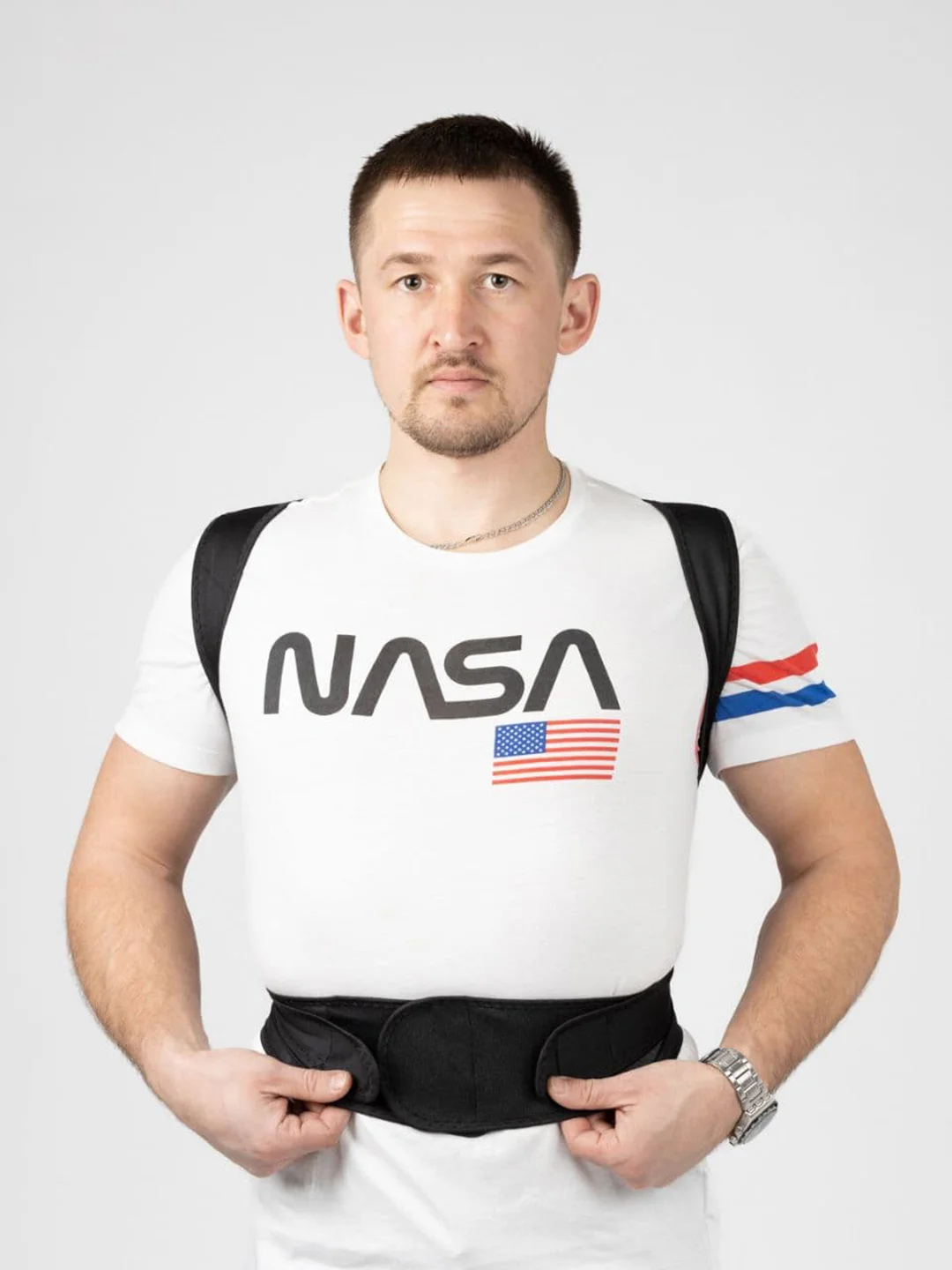 Корсет-корректор осанки, с 2-мя рёбрами жесткости, универсальный
