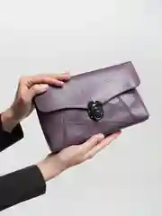 Сумка женская, через плечо, цвет фиолетовый