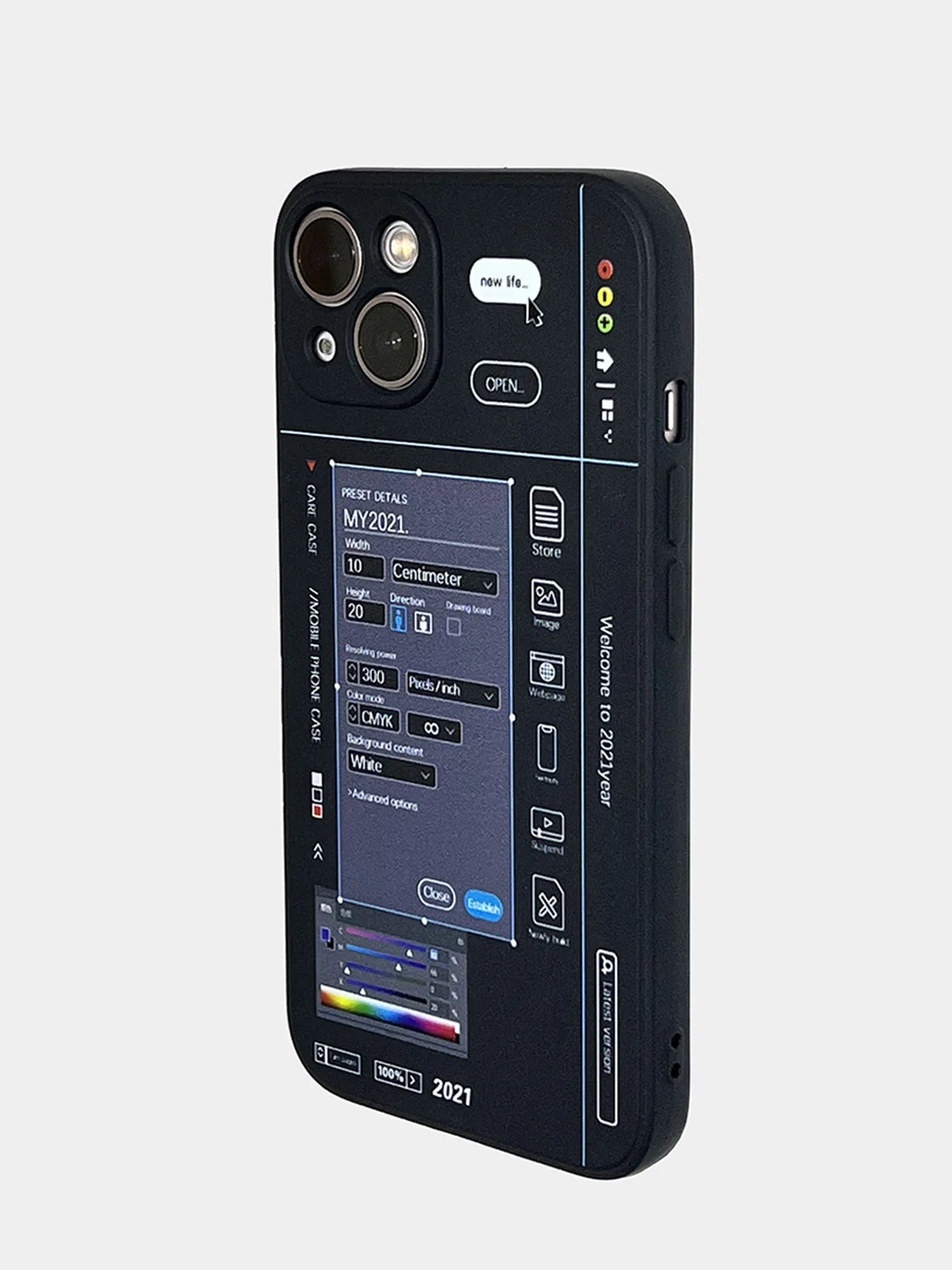 Чехол iPhone айфон 11, 13, 13 Pro с принтом Фотошоп fqajy
