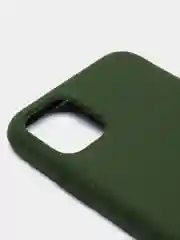 Лесной зеленый чехол Silicone Case для iPhone 11, с открытым низом