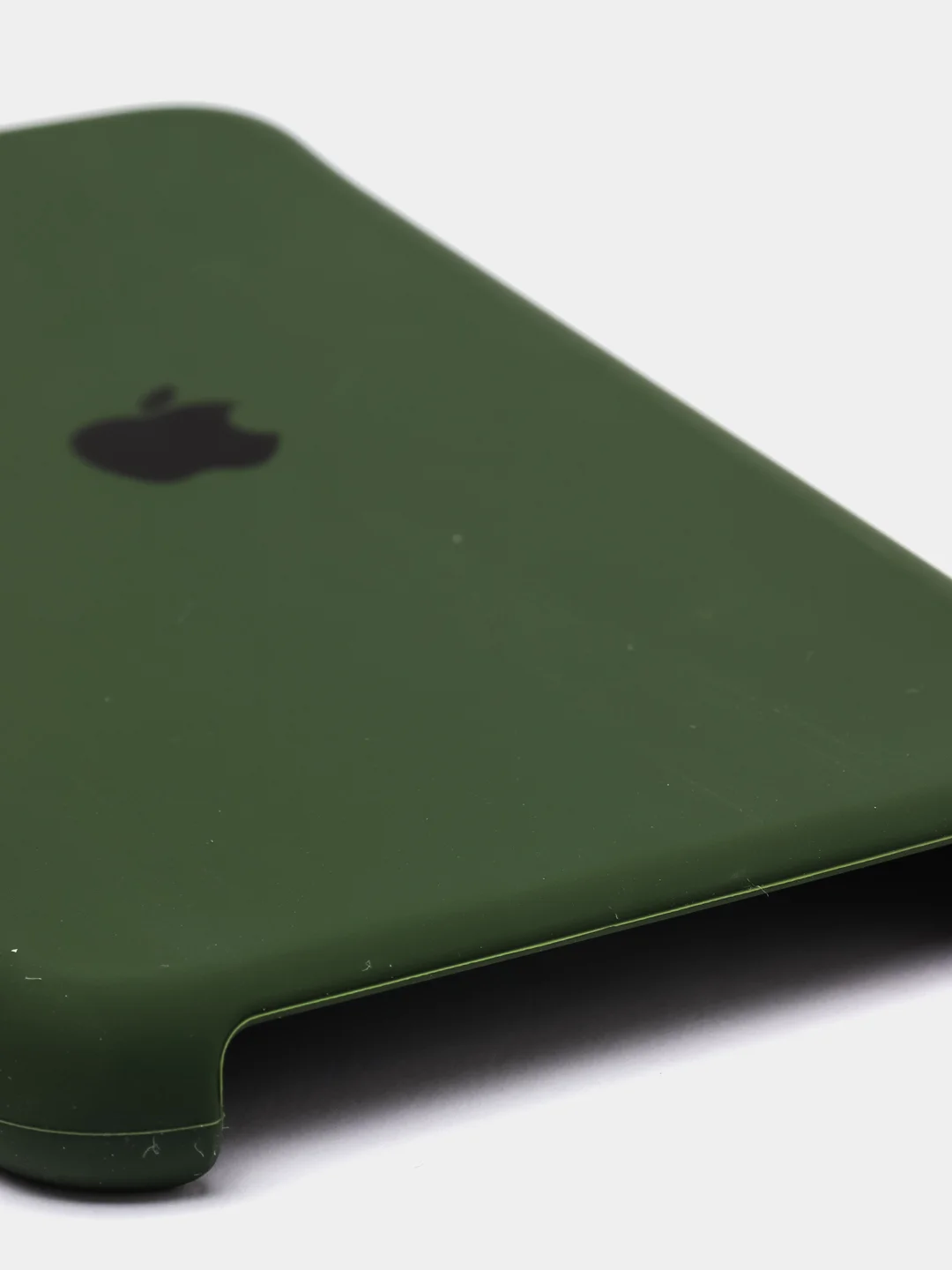 Лесной зеленый чехол Silicone Case для iPhone 11, с открытым низом