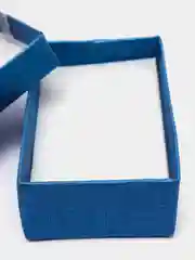 Лазурный коробка подарочная для колец и украшений
