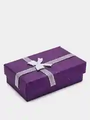 Фиолетовый коробка подарочная для колец и украшений