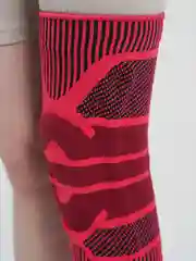 Тёмно-бордовый наколенник эластичный спортивный,бандаж на колено с 3D-поддержкой (суппорт)