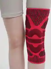 Тёмно-бордовый наколенник эластичный спортивный,бандаж на колено с 3D-поддержкой (суппорт)