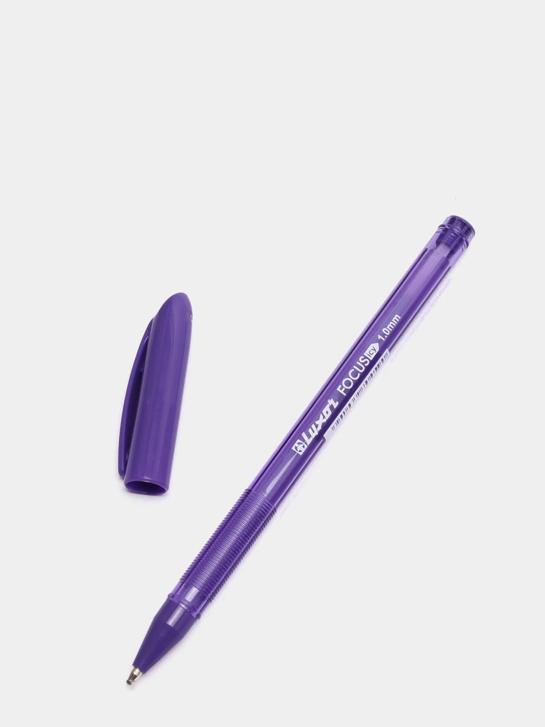 Сиреневый ручка шариковая Luxor Focus Icy, разные цвета, 1 мм