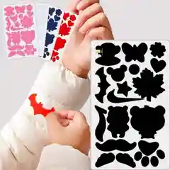 Наклейки-заплатки для одежды фигурные (1 лист), 14,5х24,5 см