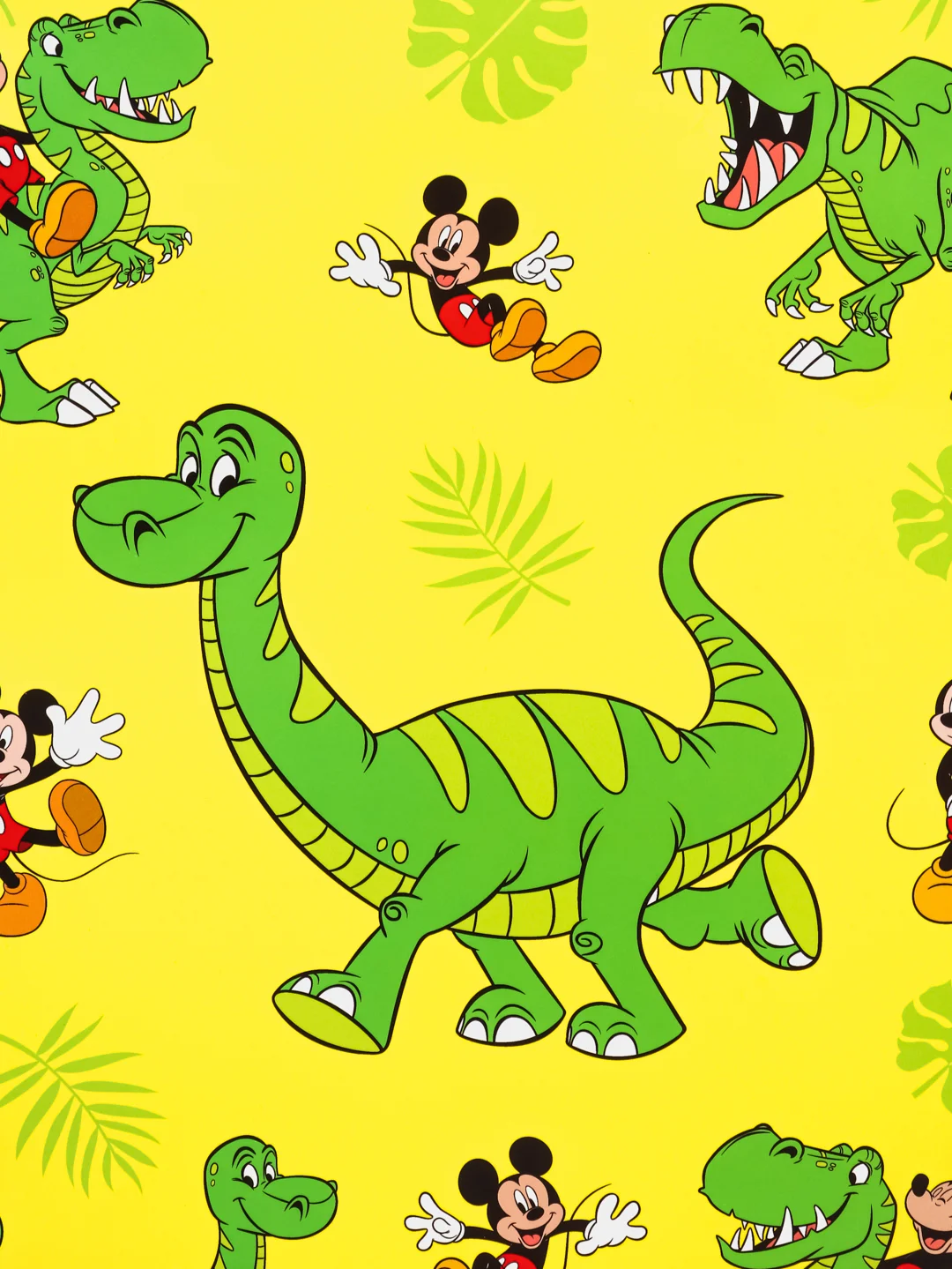 Пакет ламинат вертикальный "Dino", Микки Маус, 31х40х11 см