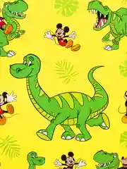 Пакет ламинат вертикальный "Dino", Микки Маус, 31х40х11 см