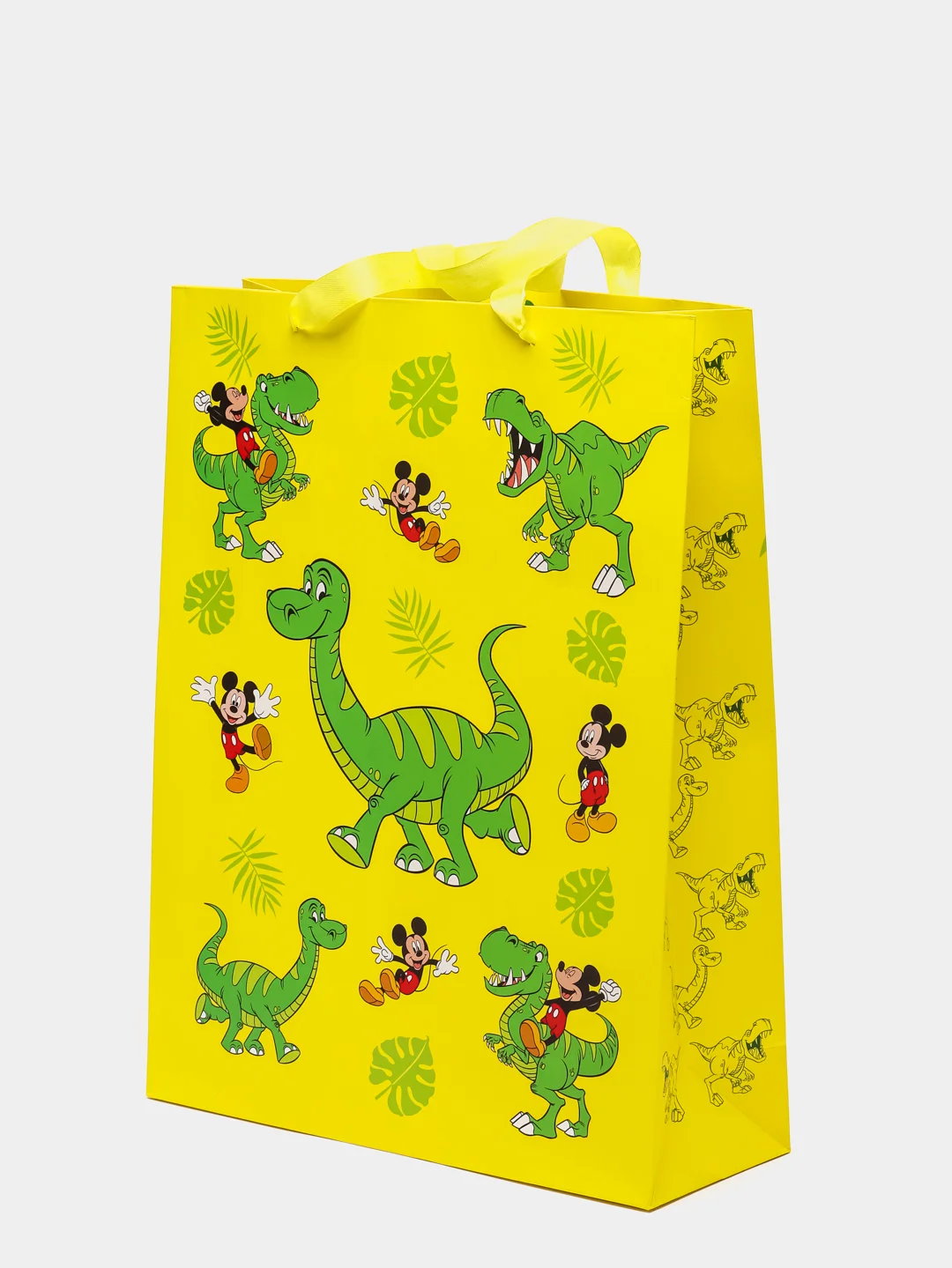 Пакет ламинат вертикальный "Dino", Микки Маус, 31х40х11 см