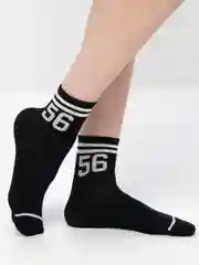 Черный носки унисекс с цифрами