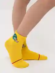 Желтый детские носки