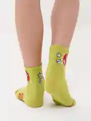 Лесной зеленый детские носки