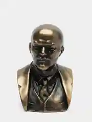 Бюст гипсовый Ленин, патина, 11 см