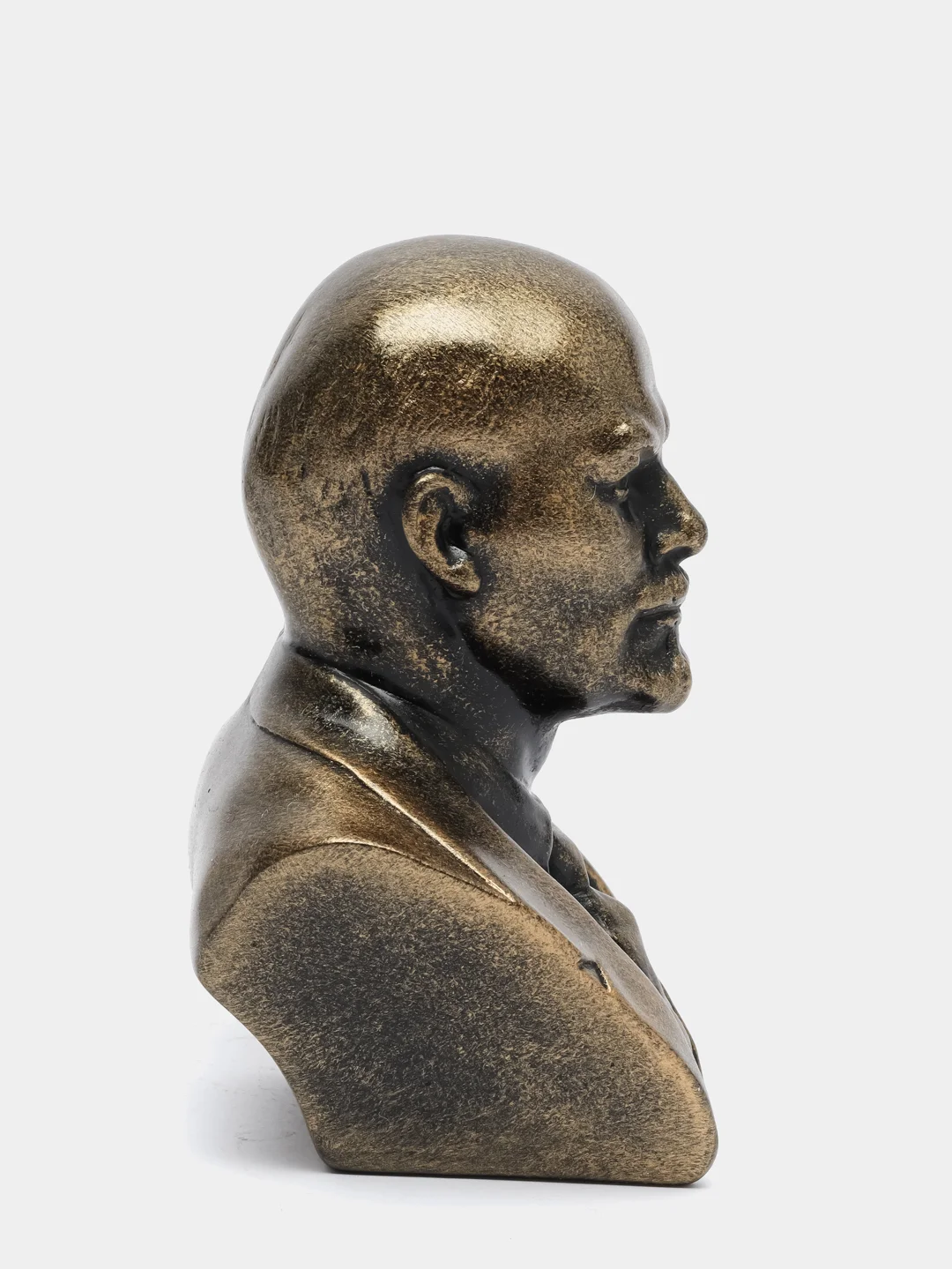 Бюст гипсовый Ленин, патина, 11 см