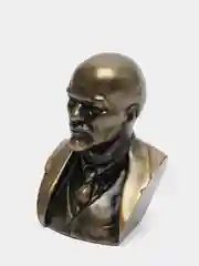 Бюст гипсовый Ленин, патина, 11 см