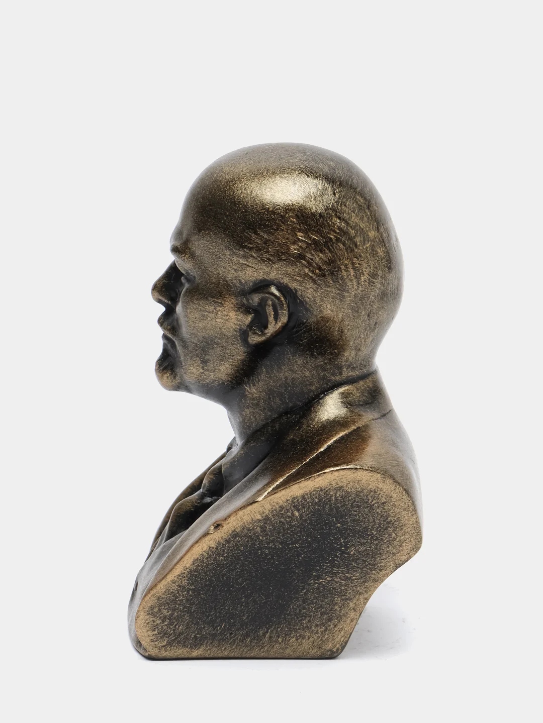 Бюст гипсовый Ленин, патина, 11 см