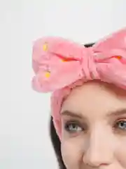 Коралловый повязка на голову косметическая для макияжа и умывания