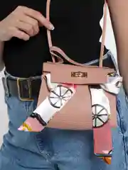 Розовый женская мини сумка