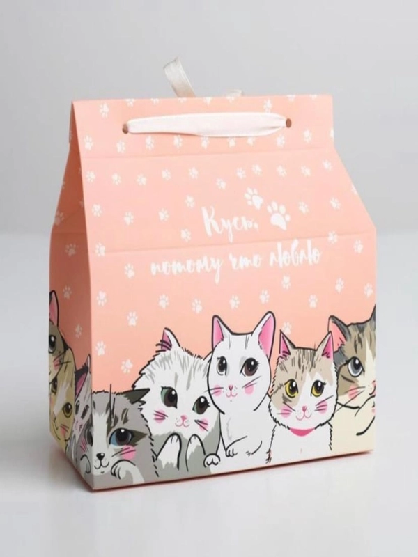 Упаковка для кондитерских изделий "Кусь", 10 x 18 х 15 см