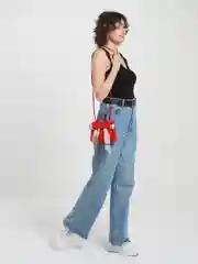 Красный женская мини сумка