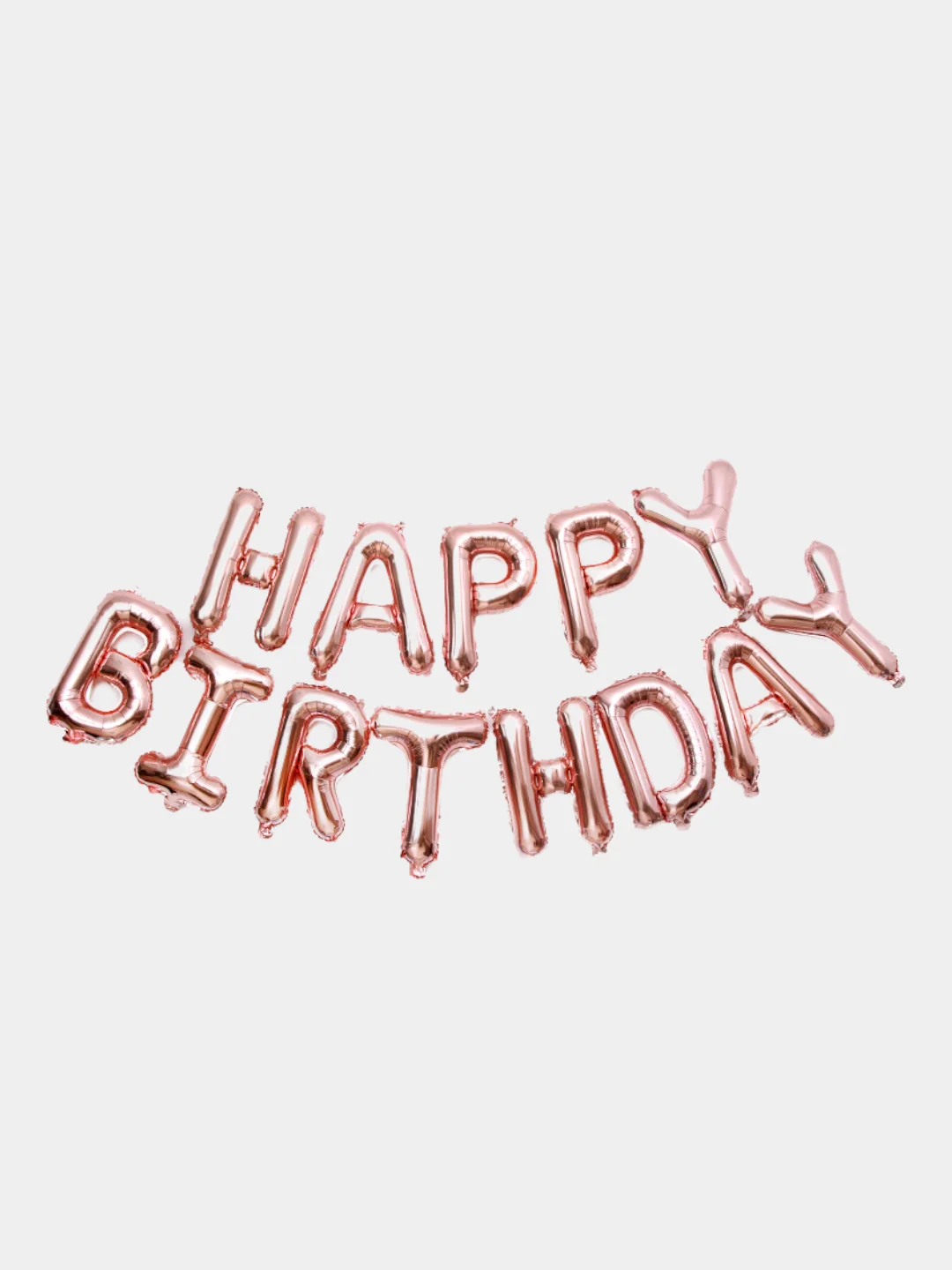 Пастельно-коралловый набор воздушных шаров "Happy Birthday"