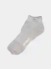 Белый носки мужские низкие, спортивные, с компрессией