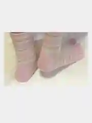 Розовый носки с пальцами