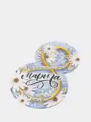 Мини-открытки "8 марта", размер: 140 x 90 мм, отделка: блестки