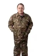 Багровый камуфляжный костюм