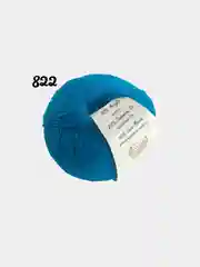 Лазурный пряжа Gazzal Baby Wool 20%Кашемир 40%Мериносовая шерсть 40%Акрил 50г 175м Газзал беби вул