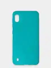 Бирюзовый чехол силиконовый для Samsung Galaxy A10