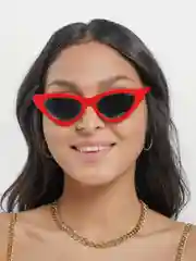 Серебряный солнцезащитные очки MIRSEE, в форме "Кошачий глаз"
