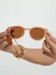 Бежевый очки солнцезащитные женские