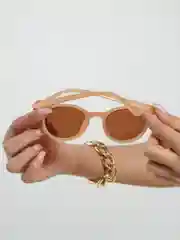 Бежевый очки солнцезащитные женские