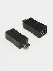 Переходник (адаптер) гнездо Mini USB - штекер MicroUSB