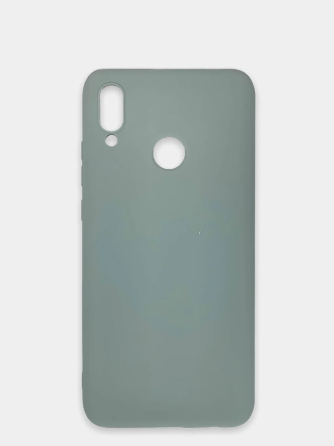 Серый чехол Huawei Honor 10 Lite, Huawei P Smart 2019 силиконовый, цветной, матовый