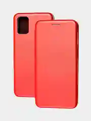 Красный чехол-книжка Samsung Galaxy A03s Красный цвет , с отделом для карт и денег