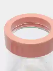 Розовый банка для специй с ложкой, 200 мл, стекло