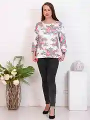 Белый кофта женская хлопковая