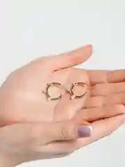 Оранжевый серьги женские кольца/гвоздики/подвески